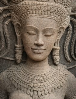 AI-Interpretation Angkor Wat Apsara