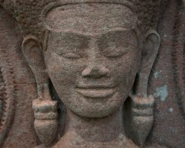 Angkor Wat Apsara Antlitz einer Apsara im Angkor Wat Temple / Face of an Apsara at Angkor Wat