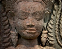 Angkor Wat Apsara Antlitz einer Apsara im Angkor Wat Temple / Face of an Apsara at Angkor Wat