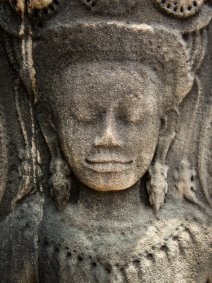 Angkor Wat Apsara Porträt einer Apsara im Angkor Wat Temple / Portrait of an Apsara at Angkor Wat