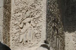 Angkor Wat Apsara Flachrelief / Apsara bas-relief (Central Tower)