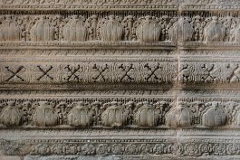 Angkor Wat Lotus Motive, Fundament / Lotus motifs, temple basement