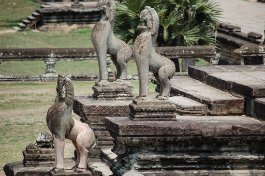Angkor Wat Wächterlöwen in Angkor Wat / Guardian lions at Angkor Wat