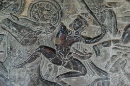 Angkor Wat Bas-Relief carvings at Angkor Wat