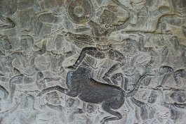 Angkor Wat Bas-Relief carvings at Angkor Wat