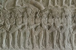 Angkor Wat Bas-Relief carvings at Angkor Wat