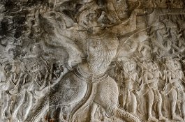 Angkor Wat Bas-Relief carvings at Angkor Wat