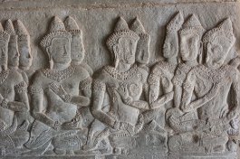 Angkor Wat Bas-Relief carvings at Angkor Wat