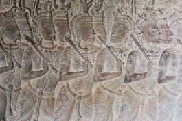 Angkor Wat Bas-Relief carvings at Angkor Wat