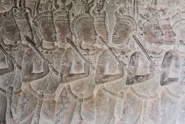 Angkor Wat Bas-Relief carvings at Angkor Wat