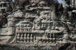 angkor_wat_tympanum-1234 Flachrelief in einem Tympanon in Angkor Wat / Bas-relief In a Tympanum at Angkor Wat