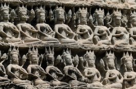 angkor_wat_tympanum-1240-3 Tympanon Flachrelief in Angkor Wat - Detail / Tympanum Bas-relief at Angkor Wat - Detail