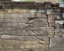 Banteay Chhmar Reliefs Relief at the temple of Banteay Chhmar