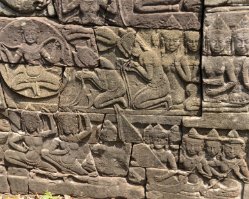 Banteay Chhmar Details Detail in the Temple of Banteay Chhmar