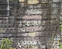 Banteay Chhmar Reliefs Relief at the temple of Banteay Chhmar