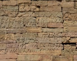 Banteay Chhmar Reliefs Relief at the temple of Banteay Chhmar