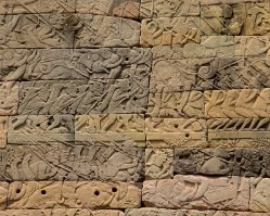 Banteay Chhmar Reliefs Relief at the temple of Banteay Chhmar