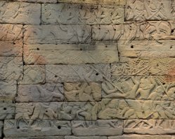Banteay Chhmar Reliefs Relief at the temple of Banteay Chhmar
