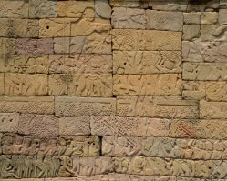 Banteay Chhmar Reliefs Relief at the temple of Banteay Chhmar