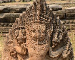 Banteay Chhmar Details Detail in the Temple of Banteay Chhmar