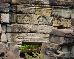 Banteay Chhmar Details Detail in the Temple of Banteay Chhmar