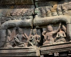 Banteay Chhmar Details Detail in the Temple of Banteay Chhmar