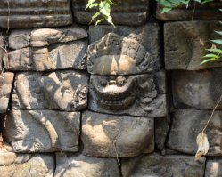 Banteay Chhmar Details Detail in the Temple of Banteay Chhmar