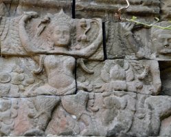 Banteay Chhmar Details Detail in the Temple of Banteay Chhmar