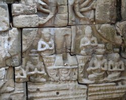 Banteay Chhmar Details Detail in the Temple of Banteay Chhmar