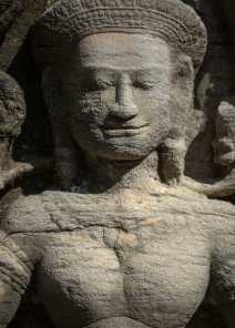 Devata of Banteay Kdei Flachrelief einer Devata im Banteay Kdei Tempel / Bas Relief of a Devata at Banteay Kdei Temple