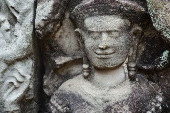 Banteay Kdei Devata Portrayal Banteay Kdei Temple - Devata Portrait
