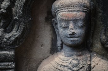 Banteay Kdei Devata Portrayal Banteay Kdei Temple - Devata Portrait