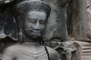 Banteay Kdei Devata Portrayal Banteay Kdei Temple - Devata Portrait
