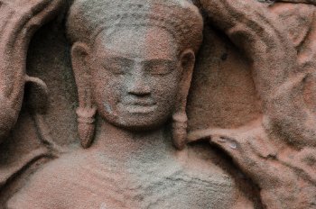 Banteay Kdei Devata Portrayal Banteay Kdei Temple - Devata Portrait