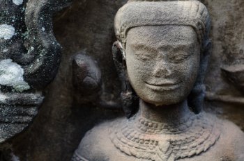Banteay Kdei Devata Portrayal Banteay Kdei Temple - Devata Portrait