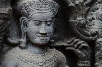 Banteay Kdei Devata Portrayal Banteay Kdei Temple - Devata Portrait