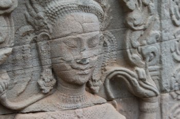 Banteay Kdei Devata Portrayal Banteay Kdei Temple - Devata Portrait
