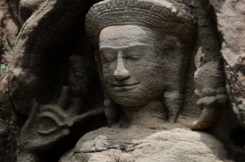 Banteay Kdei Devata Portrayal Banteay Kdei Temple - Devata Portrait