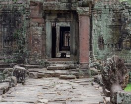 Banteay Kdei - Walls Türdurchgang im Banteay Kdei Tempel / Doorway passage im Banteay Kdei Temple