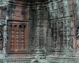 Banteay Kdei - Walls Reich verzierte Wände im Banteay Kdei Tempel / Ornate walls at Banteay Kdei Temple