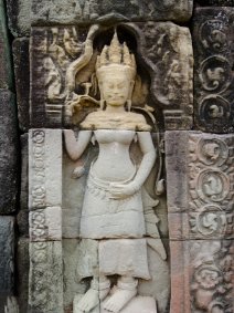 Banteay Prei Devata im Banteay Prei Tempel / Devata at Banteay Prei temple