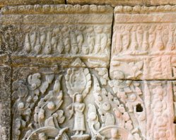 Banteay Thom Stone carving at Banteay Thom Temple