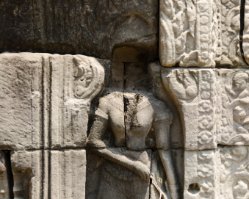 Banteay Thom Headless Devata at Banteay Thom Temple