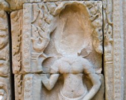 Banteay Thom Headless Devata at Banteay Thom Temple