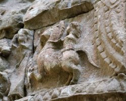 Banteay Thom Pediment - The assault of Mara