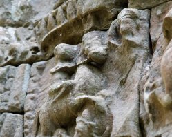 Banteay Thom Pediment - The assault of Mara