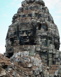 17 DSC4217 Bayon  Prasat with the faces of Lokeshvara at Bayon Temple