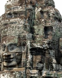 18 DSC1215 Bayon  Prasat with the faces of Lokeshvara at Bayon Temple