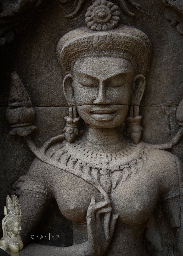 Devata & Apsara Devata and Apsara of Chau Say Tevoda Temple