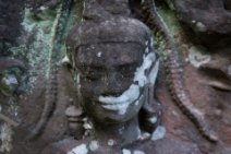 Krol Ko Temple Gesicht von Lokeshvara auf einem Fragment eines Giebels / Face of Lokeshvara on a fragment of a pediment